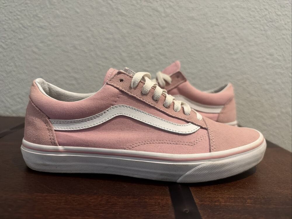 AUTHENTIC VANS OLD SKOOL ZEPHYR PINK SKATEBOARDING SHOES OFF THE WALL SZ 7.5